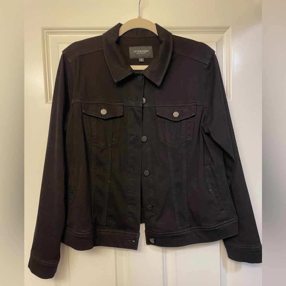 Black jean jacket